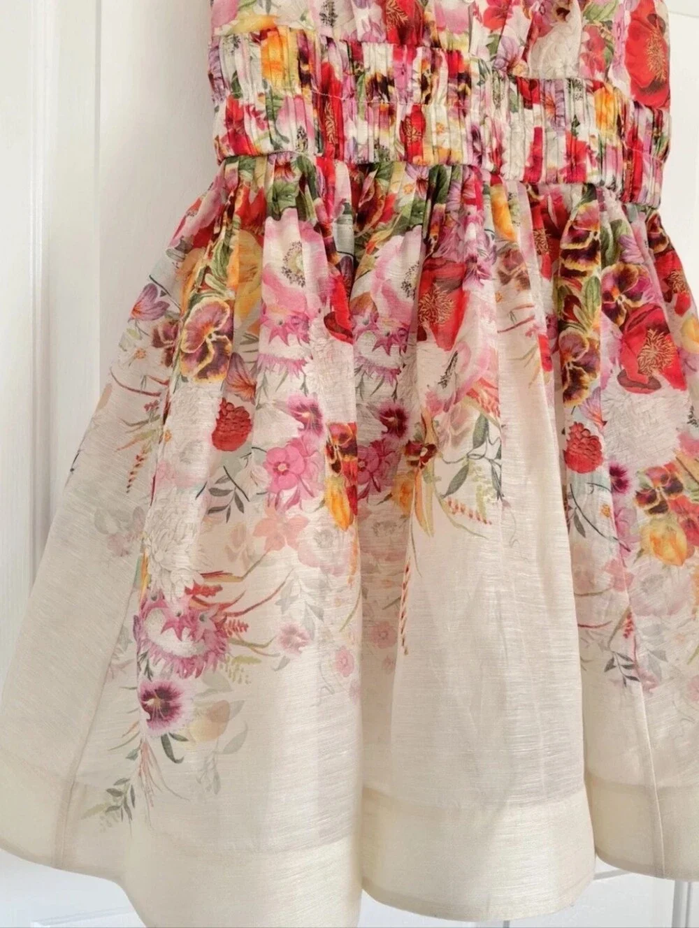 Home Wonderland Floral Print Organza Dress Zimmermann.